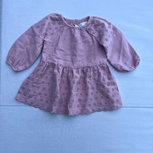 Zara eyelet dress size 9-12 months